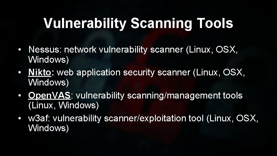 best free network vulnerability scanner for mac
